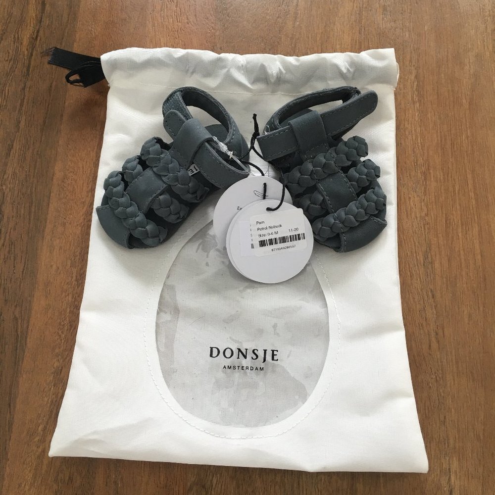 Donsje gray braided sandals - new with tags